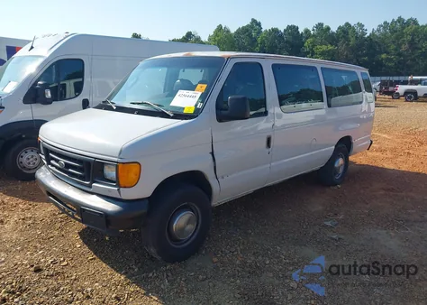 2006 Ford Econoline E350 Super Duty Wagon из США, поврежденный, VIN 1FBSS31L56HA96753
